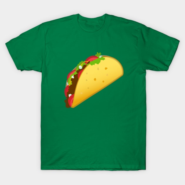 Taco Cartoon Design - Mexican Food T-Shirt by oggi0